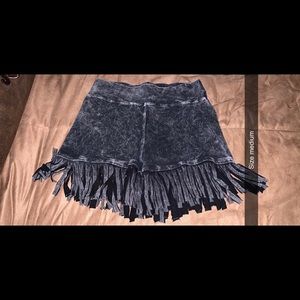 Fringe shorts